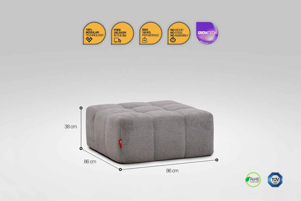 Hocker - Grau