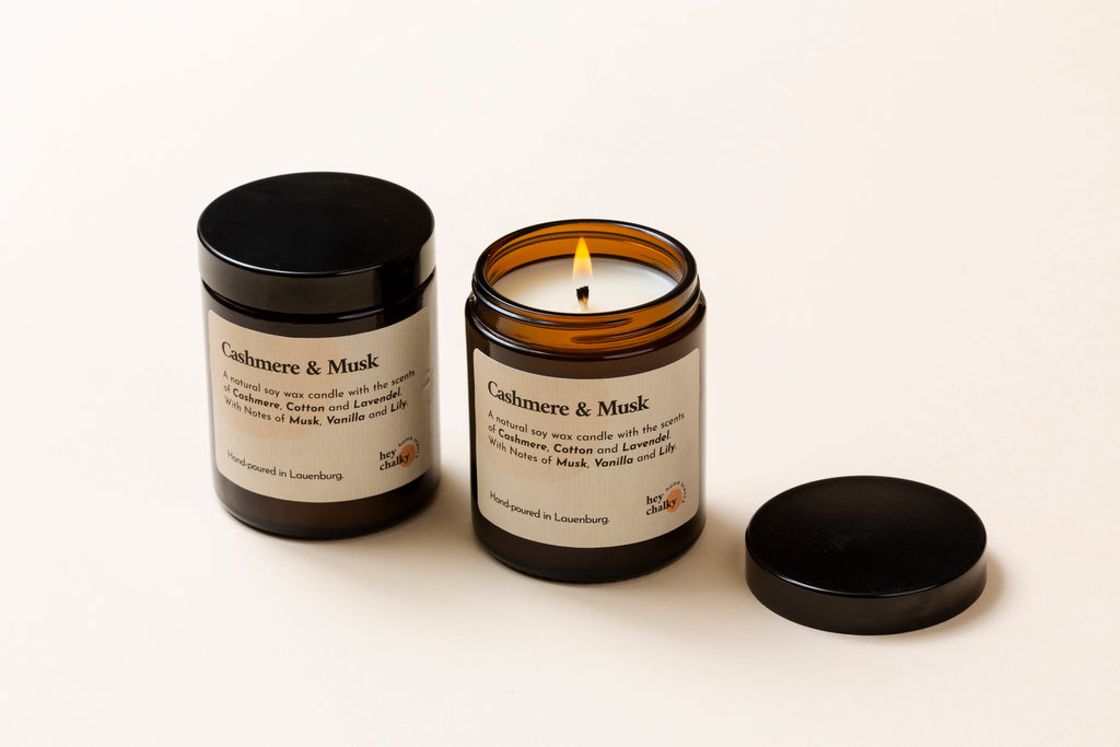 Cashmere & Musk 155g Kerze