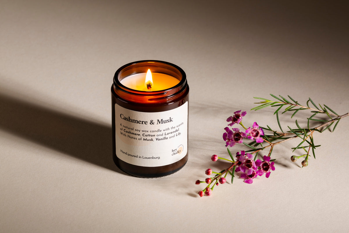 Cashmere & Musk 155g Kerze